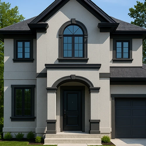 Exterior stucco specialist – durable finish, decorative trim, Ontario home improvement.